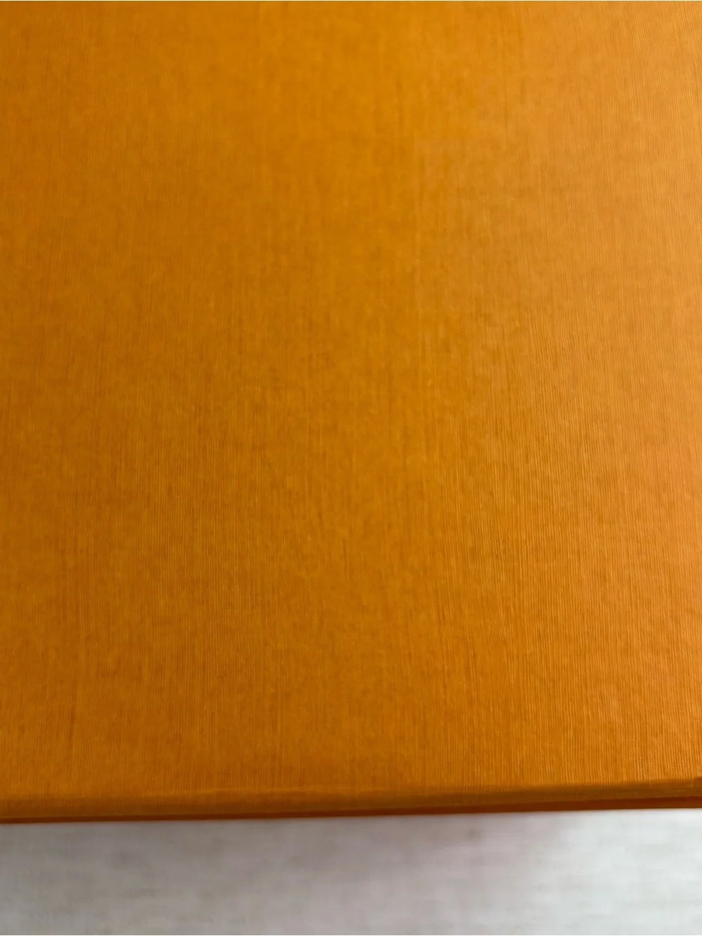 Louis Vuitton authentic signature‎ large Orange Box Black Logo magnet closure